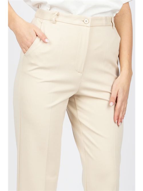 Pantalone sigaretta VICOLO | TD0246/VANIGLIA